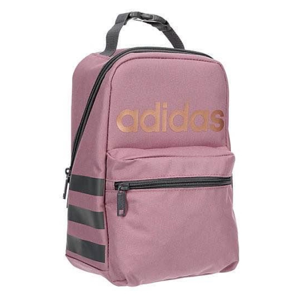 BRAND NEW youth girl adidas santiago 2 lunch bag (purple)